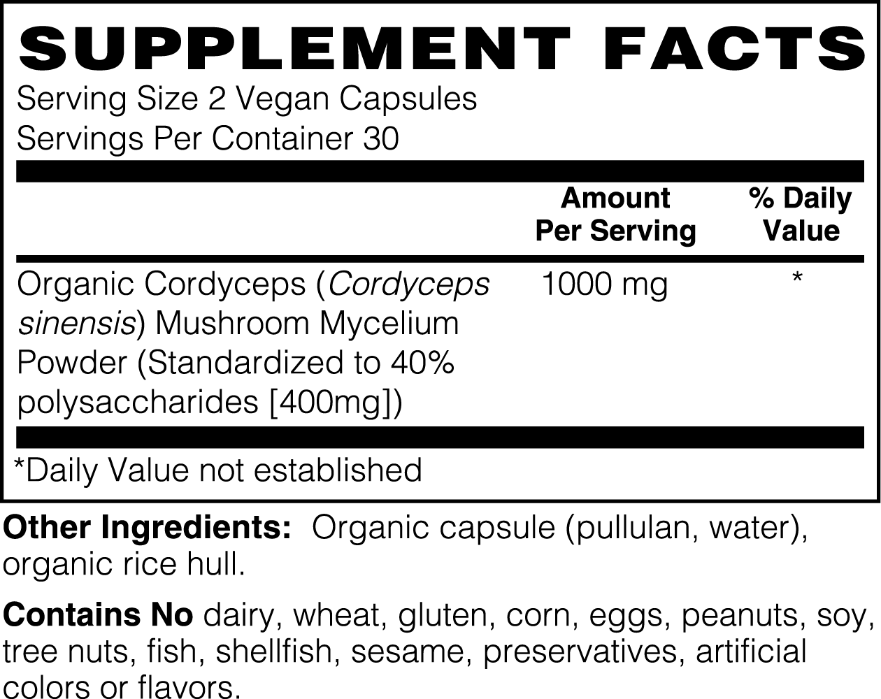 Flow - Cordyceps Mushroom